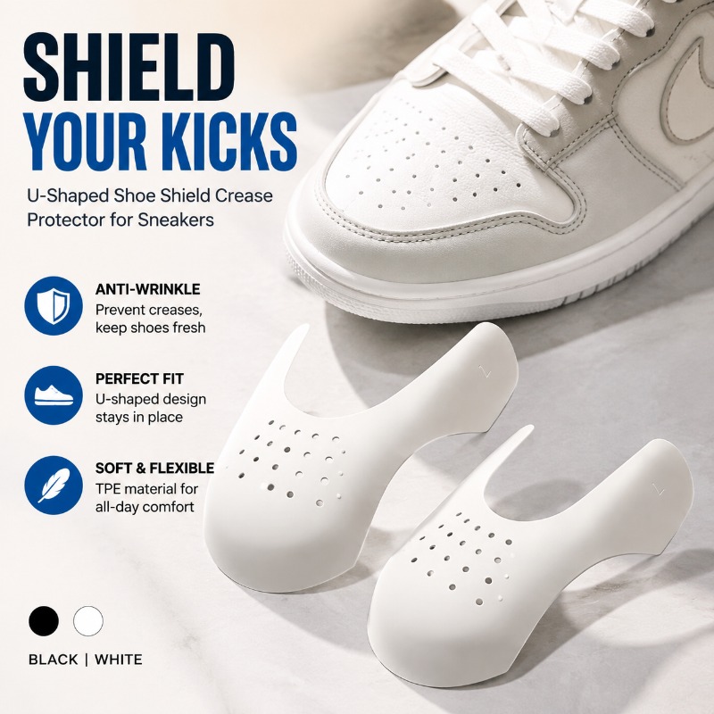 Sneaker Protector Spray - واقي مقدمة الحذاء، درع مضاد للتجاعيد