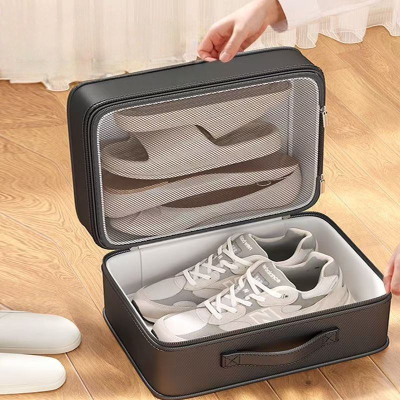حقيبة أحذية سفر مُحسّنة، منظم  - مراجعة Sneaker Care Shoe Box وسعره