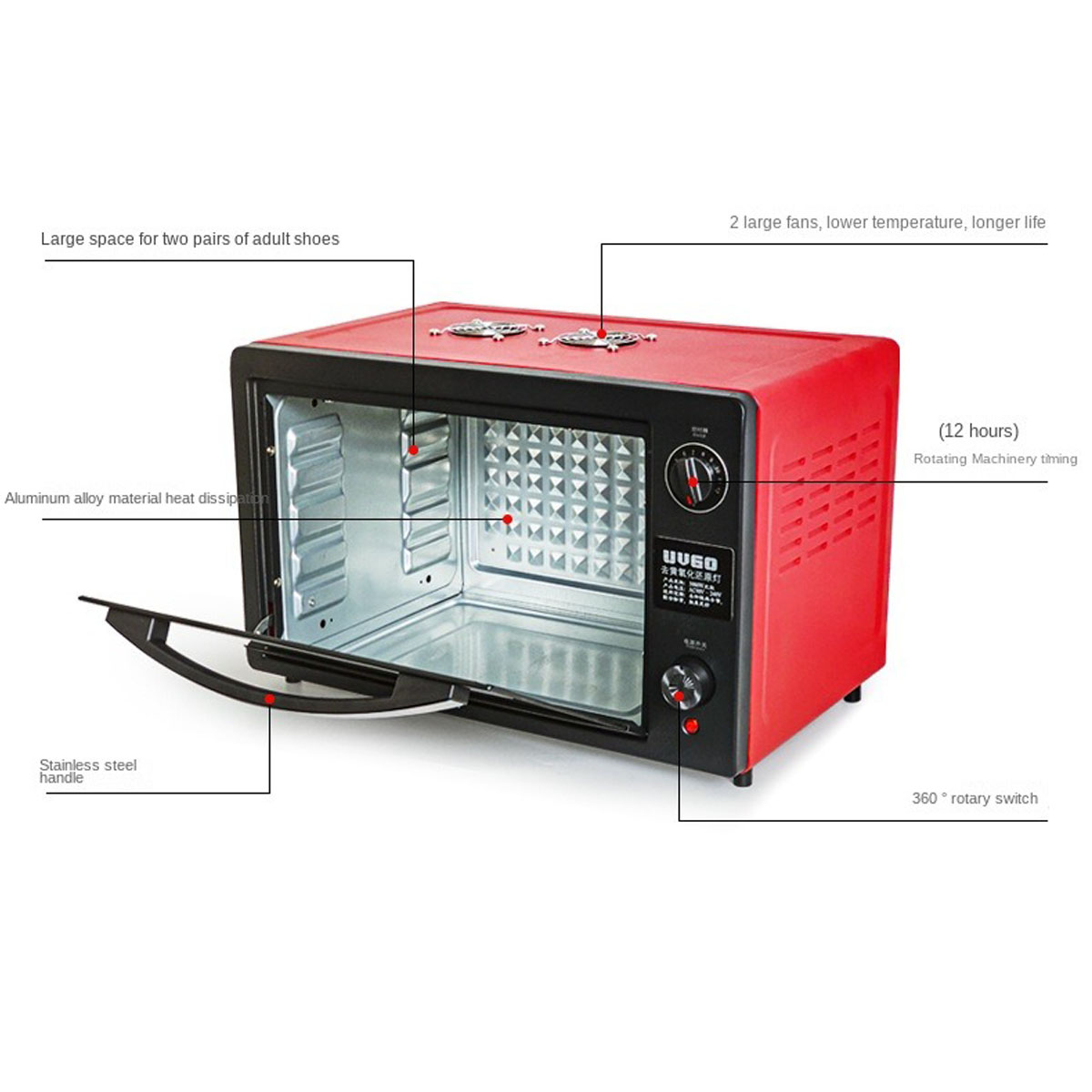 صندوق ماكينة إضاءة LED للأحذية - مراجعة Uv Sole Oxidation وسعره