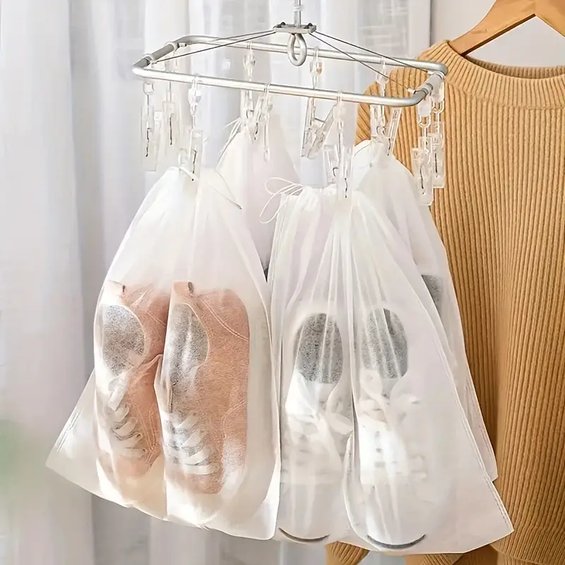 حقيبة تخزين الأحذية المحمولة ، - مراجعة Shoe Bag Dust وسعره